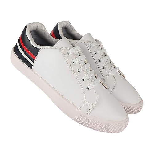 white casual loafers