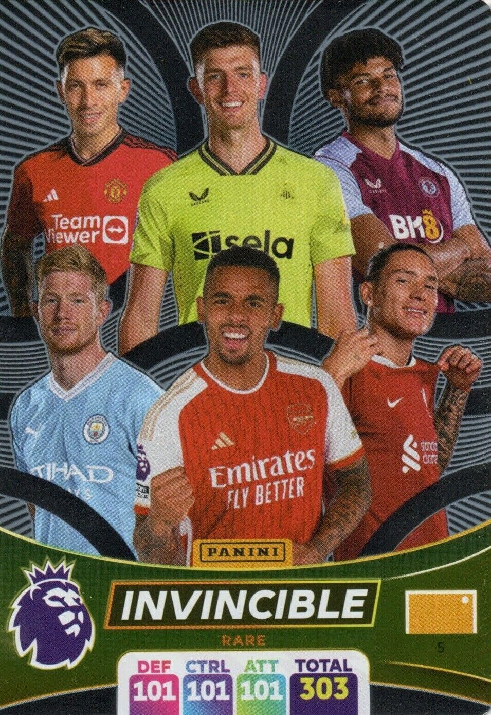 Panini Premier League 2023 2024 Invincible Limited Edition Trading Card