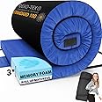 Matrix Comfort-Cell Memory Foam Camping Mattress Pad, Portable Foam Sleeping Pad for Camping, Roll up Sleeping Mat for Adults Floor Mattress Guest Floor Bed for Sleepover, Car, Tent SUV Cot Mattress