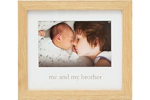 Kate & Milo Me & My Brother Frame, Sibling Keepsake Frame, Baby Nursery Décor Wall Art Picture Frame