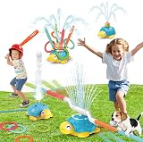 Kssvzz 4 in 1 Kids Turtle Water Sprinkler Outdoor Toy view 1