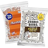 Atkinson's Chick-O-Stick Nuggets &amp; Peanut Butter Bars Variety, 2 lb Bag | Two old fashioned favorites in one bag, gluten free, kosher, vegan. A Texas classic since 1932.
