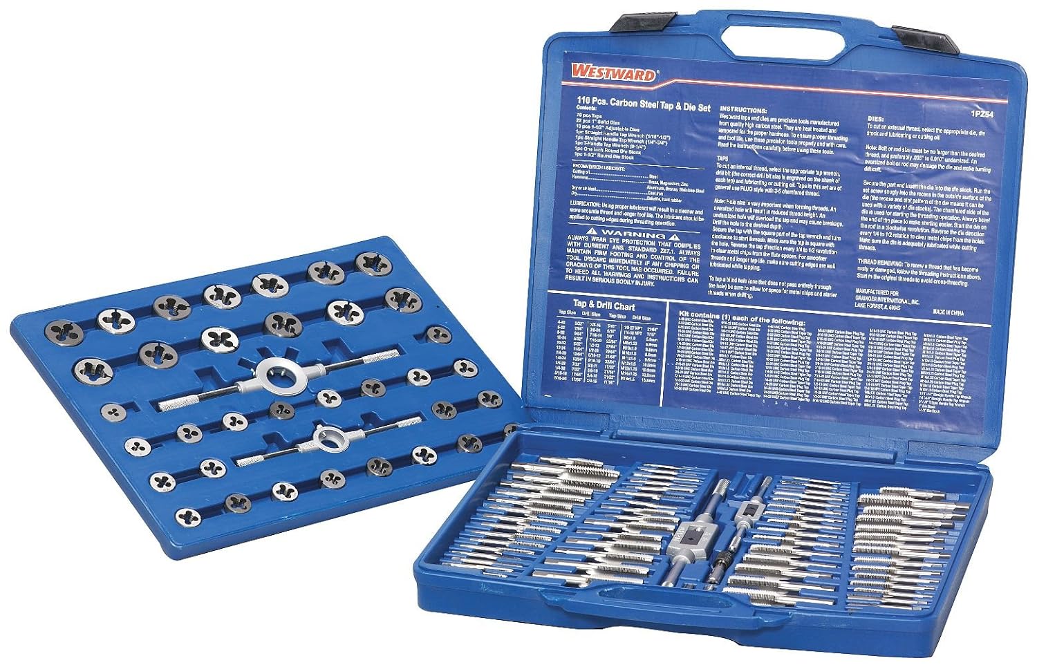 Tap/Die Set, 110 Pc, High Carbon Steel Amazon.ca Tools & Home Improvement