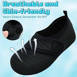 VIFUUR Kids Water Shoes Boys Girls Barefoot Water