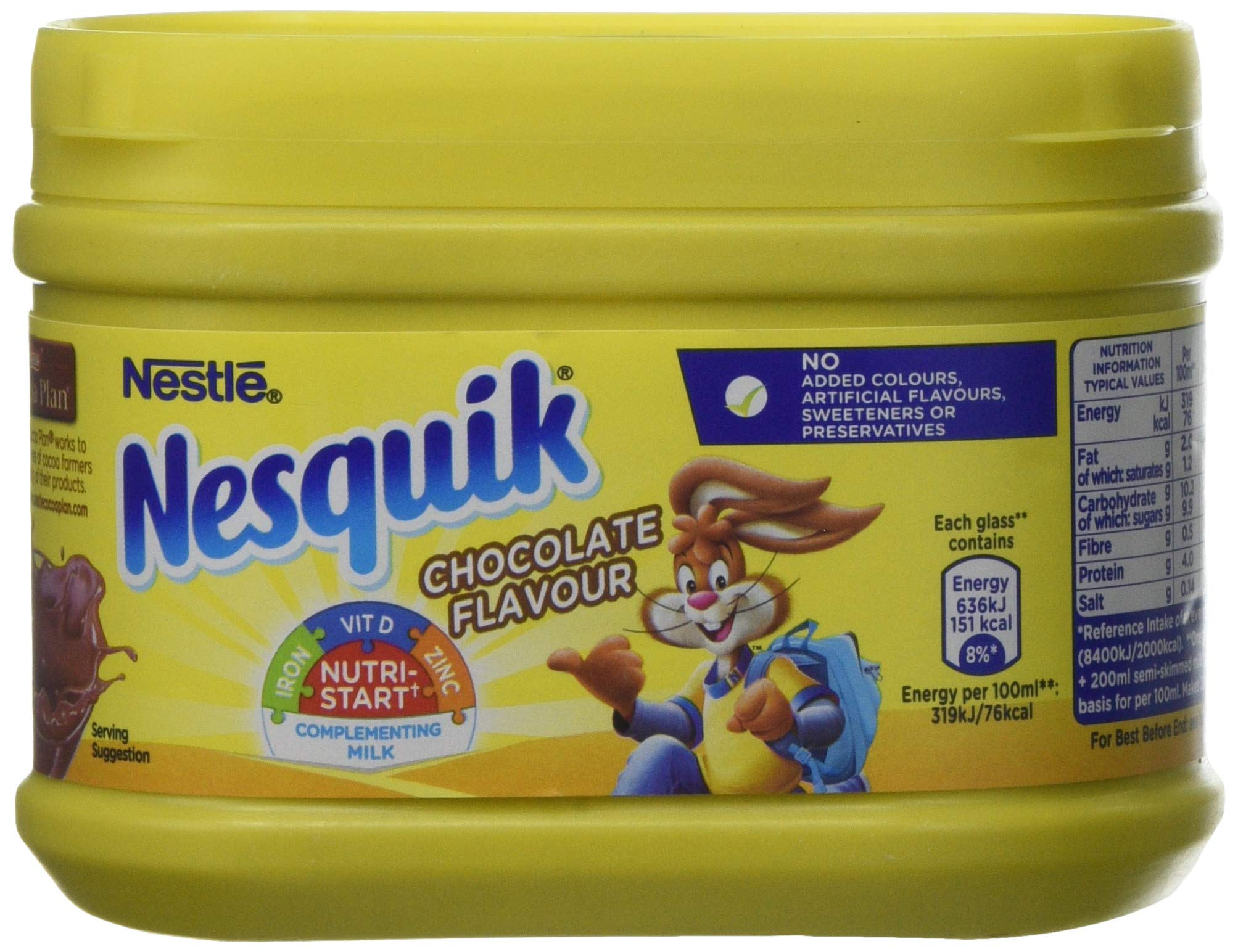 Nesquik Chocolate Flavour Milkshake Powder, 300 g (Pack of 5)
