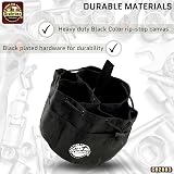 Graintex 18 Pocket Rip-stop Canvas Grab Bag Tool Organizer Pouch Drawstring view 6