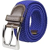 Canvas Elastic Fabric Woven Stretch Multicolored Braided Belts