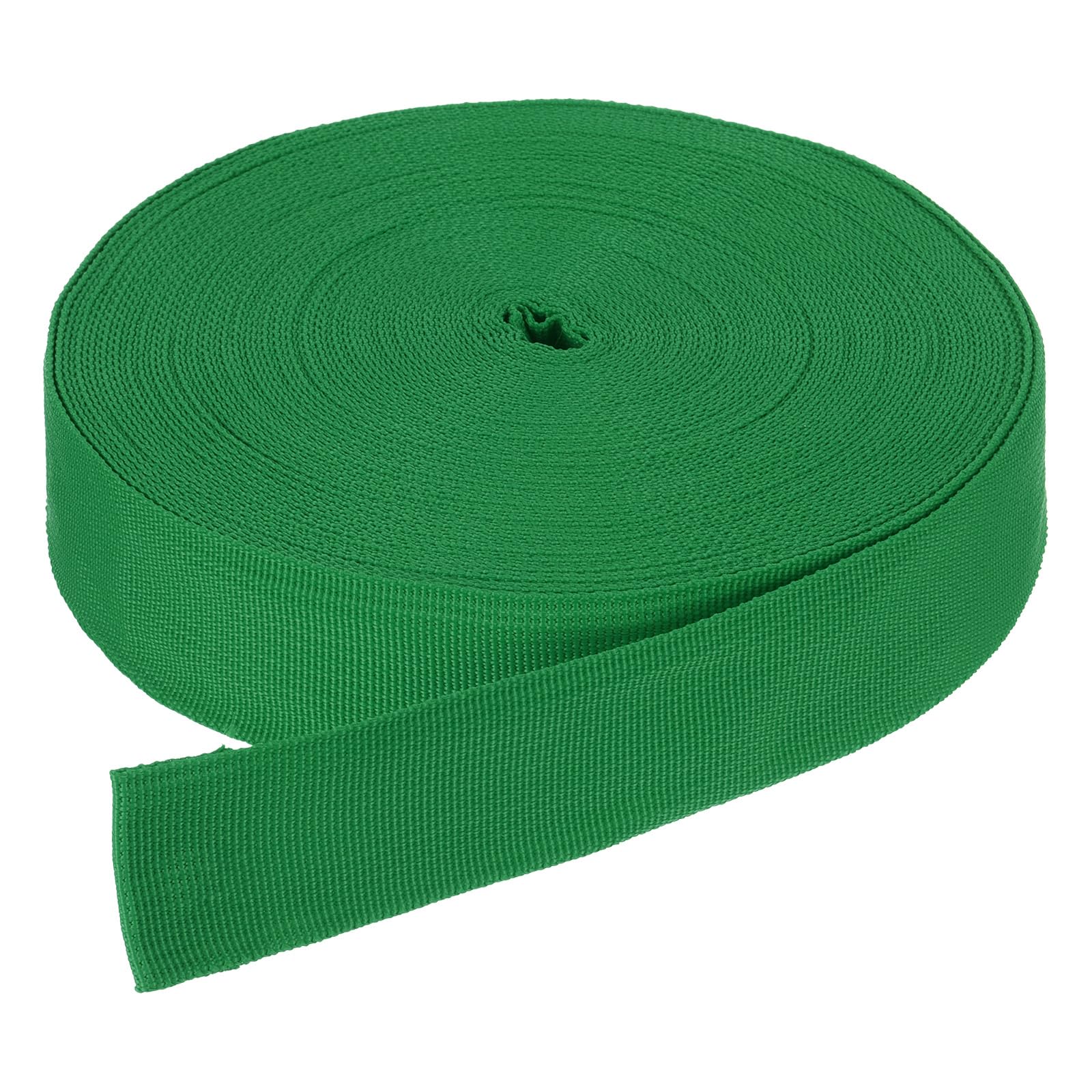 DMiotech 25 Yard x 1 1/2 Inch Width Nylon Webbing Strap Poly Flat Webbing Strapping for DIY Craft Backpack Strapping, Sewing, Outdoor Gear Repair, Green