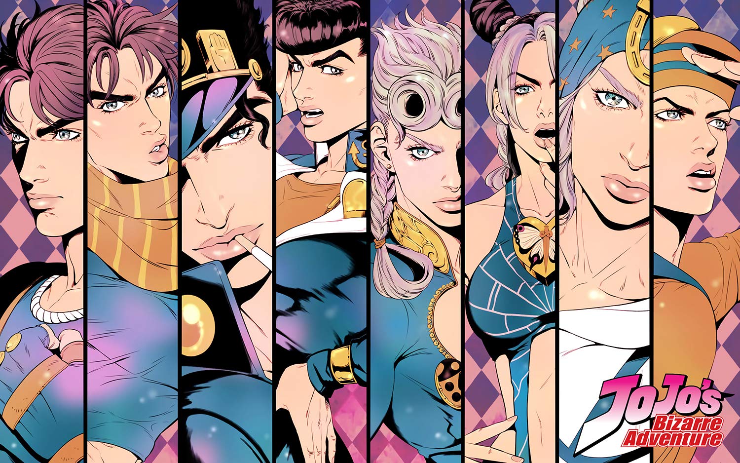 JoJo’s Bizarre Adventure Anime Poster and Prints Unframed Wall Art Gifts Decor 12x18 12x18"