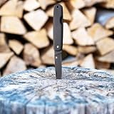 Whitby Pocket Knife Stainless Folding Knife Black Pakkawood Handle 2.25" Blade view 5