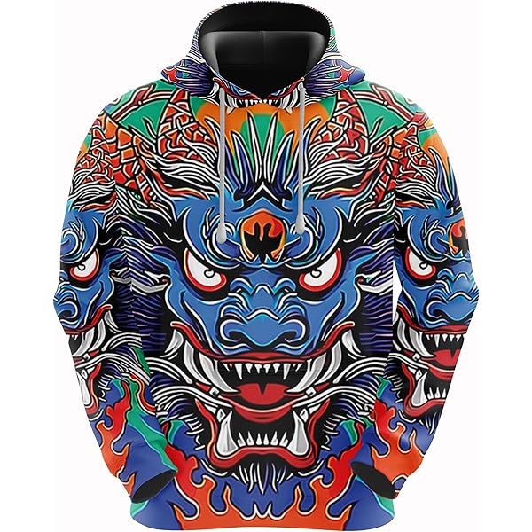 Hoodies Y2k Men's OUKU Graphic Animal Hoodie Hoodies Sweatshirt Hoodie Long Sleeve Bape Hoodie