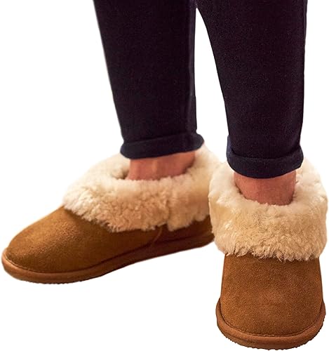 sheepskin slipper boots