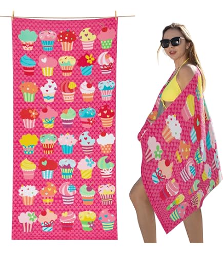 Peryiter Happy Birthday Beach Towel – 100% Cotton, 28" X 55", Large Soft Blanket For Pool, Party, Summer Gift - View #8