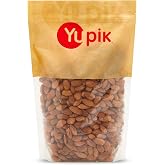 Yupik Raw California Almonds, Large Size, 2.2 lb (35.2 oz), Gluten-Free, Kosher, Vegan, Natural Whole Nuts, Unsalted, Unroasted, Oil-Free, High in Fiber, Nutritious Nuts, Healthy Snacks