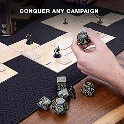 Wiz Dice Titan Dice - Polyhedral Large Dice Set for
