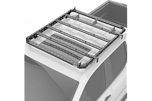 KOKSHELY Heavy Duty Roof Rack Platform Compatible with 2024 2025 Toyota Tacoma 4th Gen Truck Double Cab|Upper Storage for Outdoors Gear|Flat Roof Rack|Easy Install|Flat Platform Rooftop Cargo System