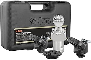 CURT 60638 OEM Puck System Gooseneck Hitch Kit for Ram Trucks, 38,000 lbs. GTW, 2-5/16-Inch Ball, Pucks Required