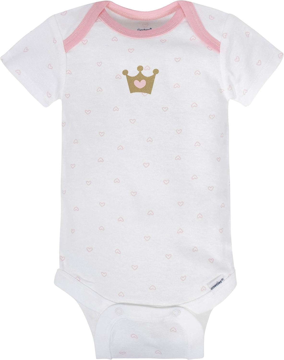Gerber Girls' 8 Pack Short Sleeve Onesies Bodysuits, 0-3 Months: Sports & Outdoors
