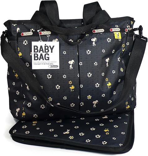 Amazon Lesportsac レスポートサック Snoopy スヌーピー コラボ ショルダーバッグ トートバッグ Ryan Baby Bag マザーバッグ ベビーバッグ 7532 P6 限定 レディース 並行輸入品 2 トートバッグ