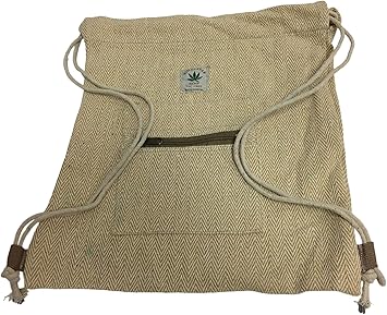 hemp drawstring backpack