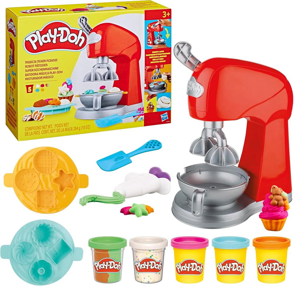 Play-Doh Kitchen Creations Magical Mixer Playset with 5 Cans