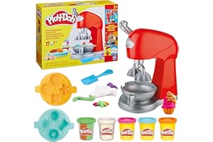 Play-Doh Kitchen Creations Magical Mixer Playset, Toy Mixer with Play Kitchen Accessories, Arts and Crafts for Kids 3 Years and Up
