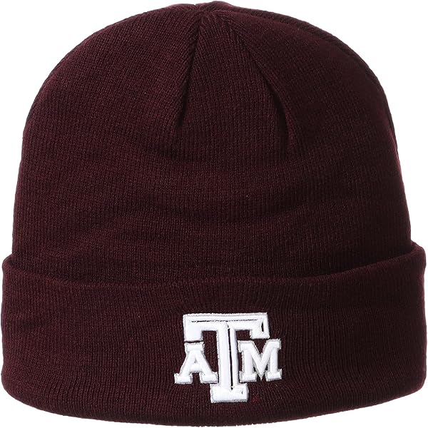 Daxton Vertical USA Cities Cuffed Beanie - Oklahoma Black & White | Winter Knit Hat For Adults & Teens