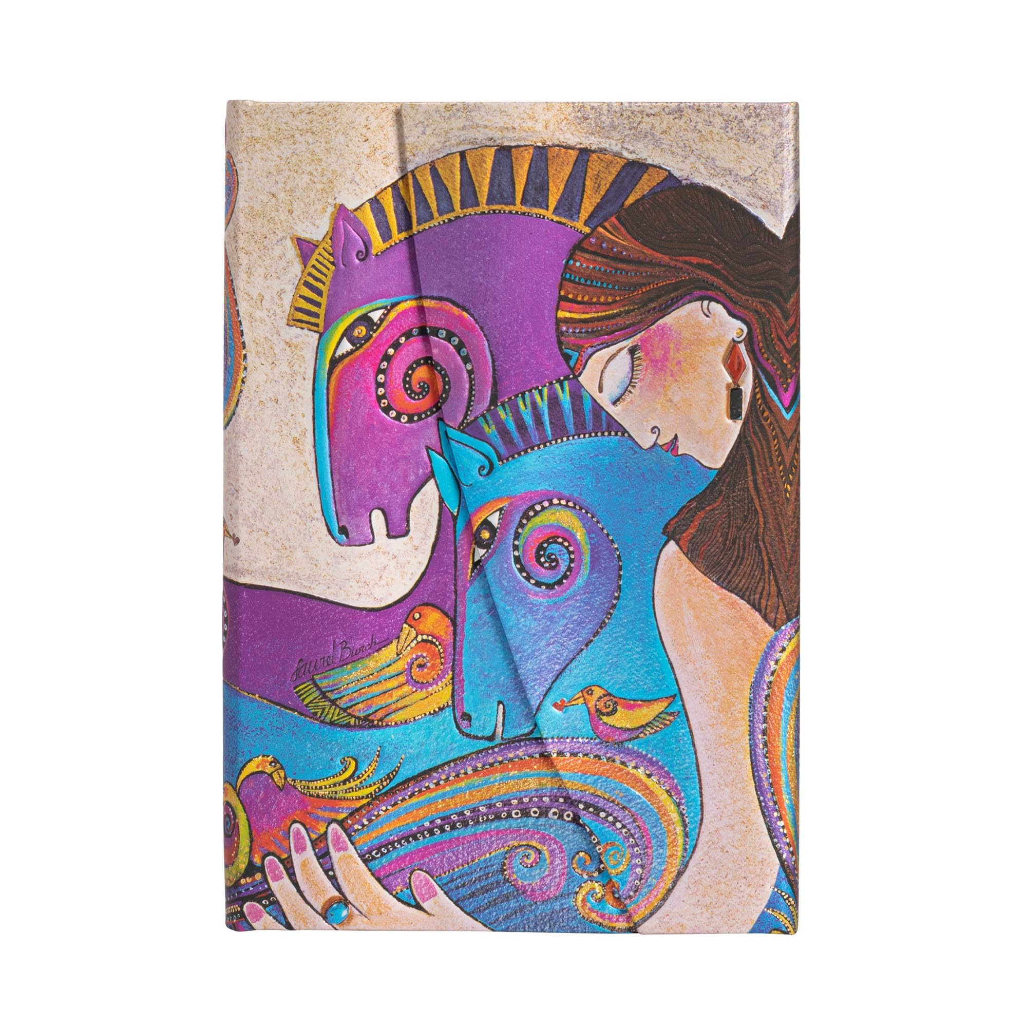 Paperblanks Hardcover Journal Maria and Mares | Lined | Mini (100 × 140 mm)