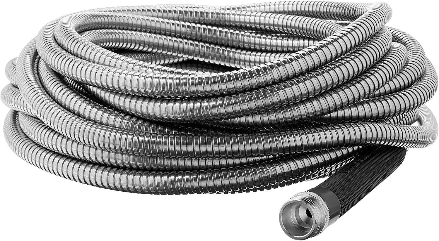 Bionic Steel 50 Foot Garden Hose 304 Stainless Steel Metal Water Hose – Super Tough & Flexible, Lightweight, Crush Resistant Aluminum Fittings, Kink & Tangle Free, Rust Proof, Easy to Use & Store : Garden & Outdoor