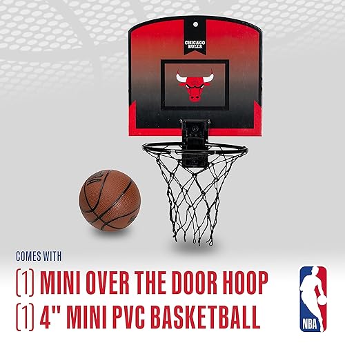 Franklin Sports NBA Chicago Bulls Mini Over The Door Basketball - Main Image