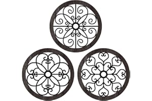 Blulu 3 Pieces Thicken Rustic Wall Decor Farmhouse Wall Art Decor Wood Hanging Decoration for Living Room Bedroom Home Indoor Outdoor Office(Classic Style)