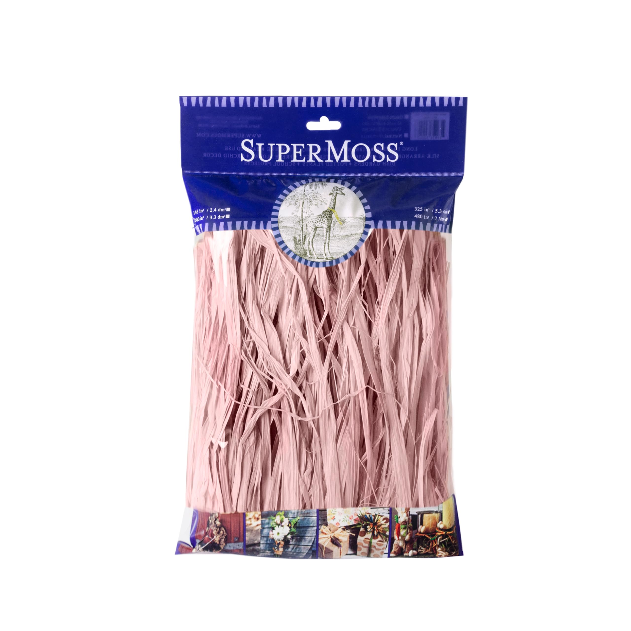 Super Moss (30002) Raffia, Dusty Rose, 2oz