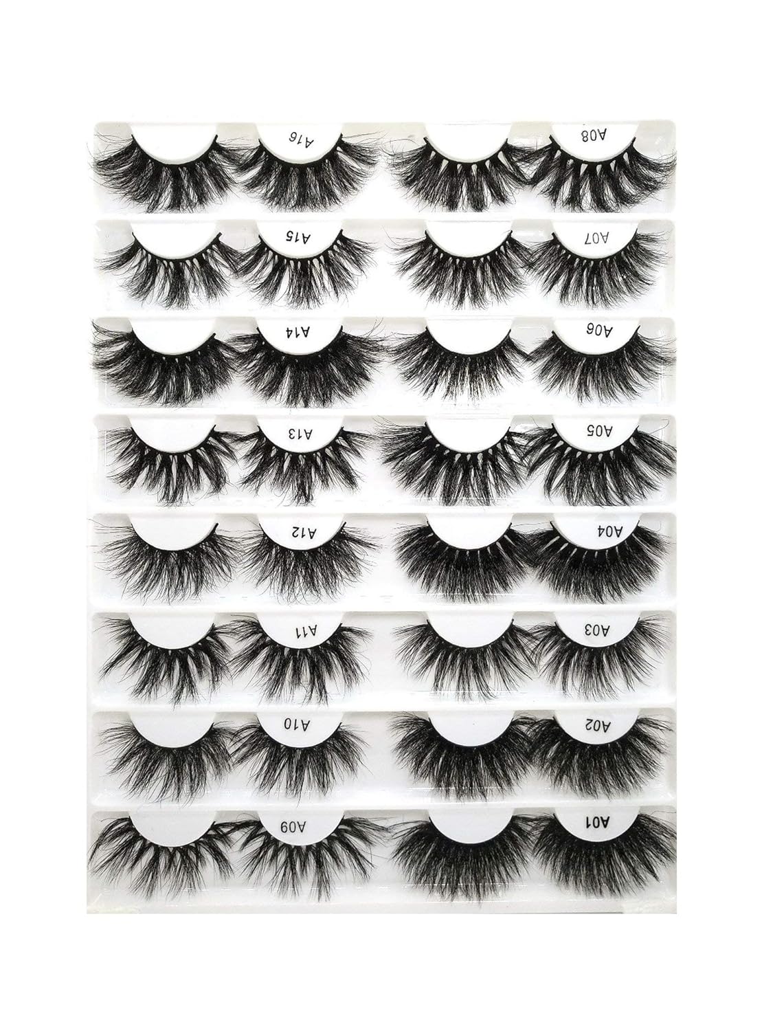 100% Mink Eyelashes False Eyelashes Crisscross Natural Fake Lashes Length 25Mm Makeup 3D Mink Lashes Extension Eyelash Beauty,Mg02