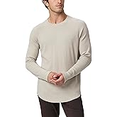 PAIGE Men's Odin Long Sleeve Waffle Knit Baseball Tee Shirt
