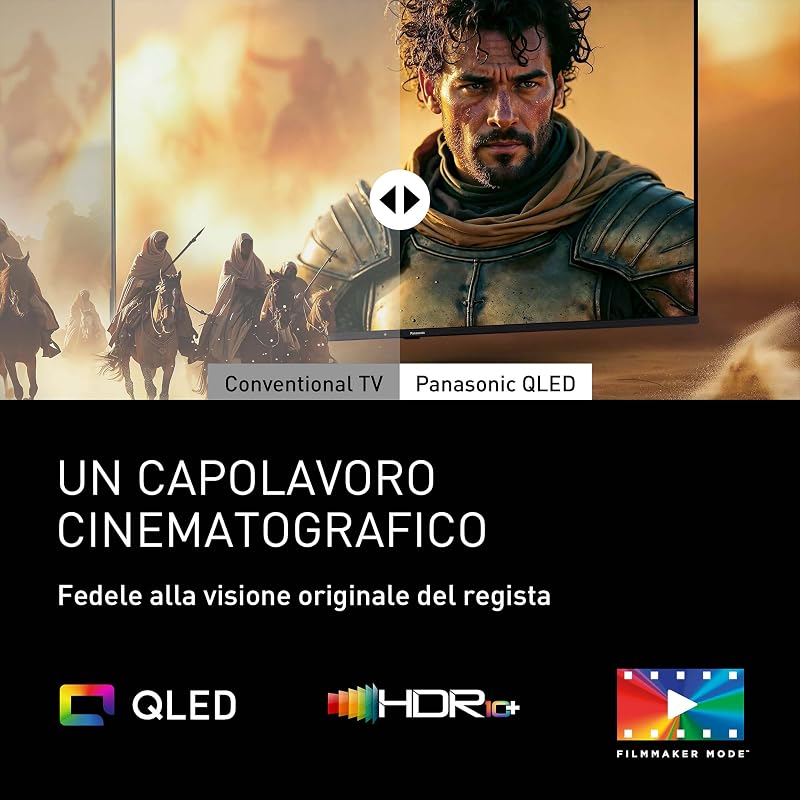 Premium TV-43W85BEZ, Serie W85B, 43 Pollici, Smart TV QLED 4K Ultra HD, 2025, 120Hz, Fire TV, Dolby Vision e Atmos, Modalità Game Extreme, Supporto Alexa, Apple, Bluetooth, Nero