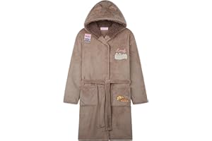 Get Trend Robe with Hood, Belt for Girls, Teens, 7–14 years, Cozy Fleece Dressing Gown, Cute Fluffy Bathrobe, Gifts for Girls