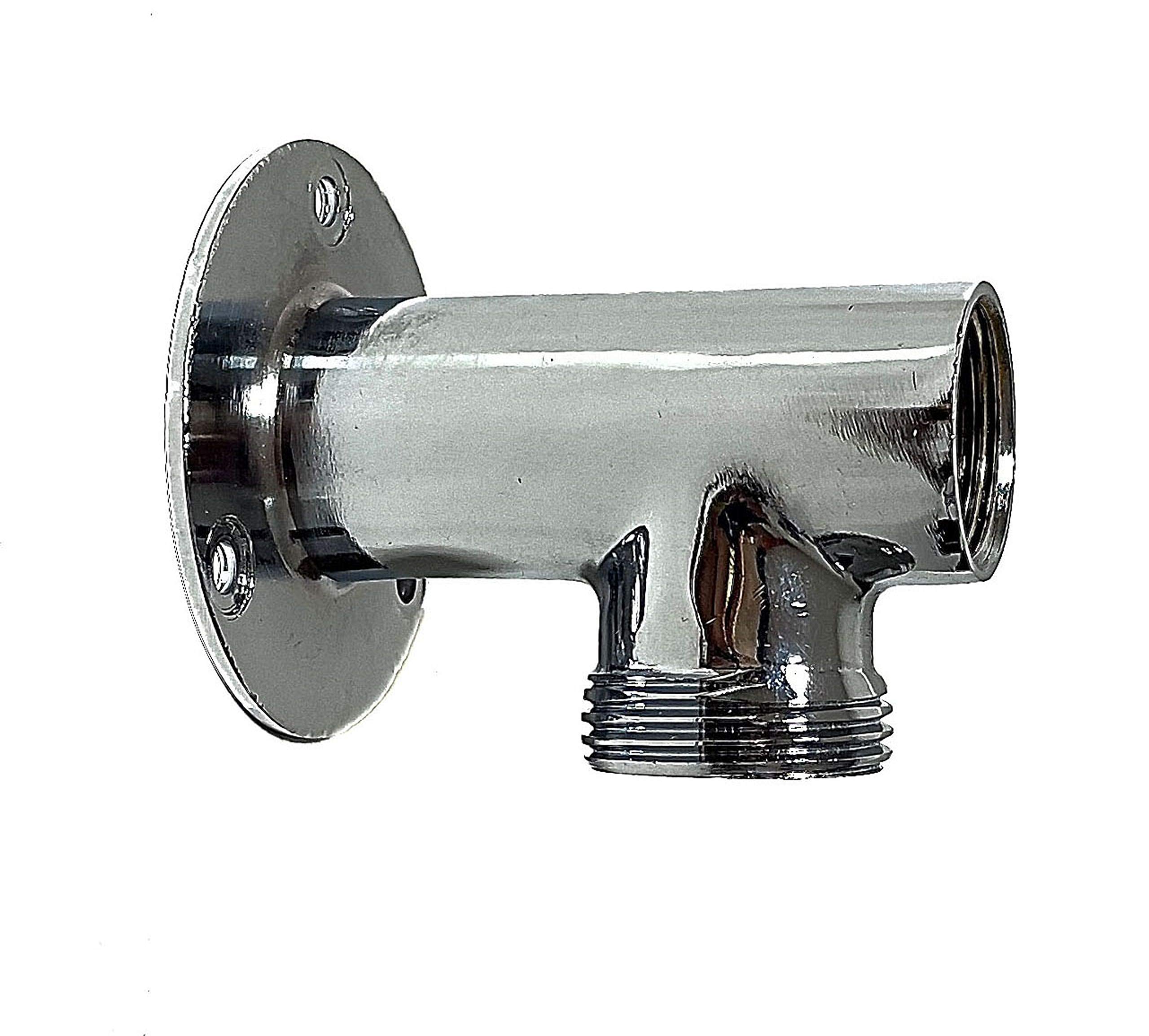 Soytich Wall Plate and Wall Arm in Various Variants/Length Inlet Arm Wall Connection, Shape and Length: Wall Plate 03 3/4AG to 1/2IG