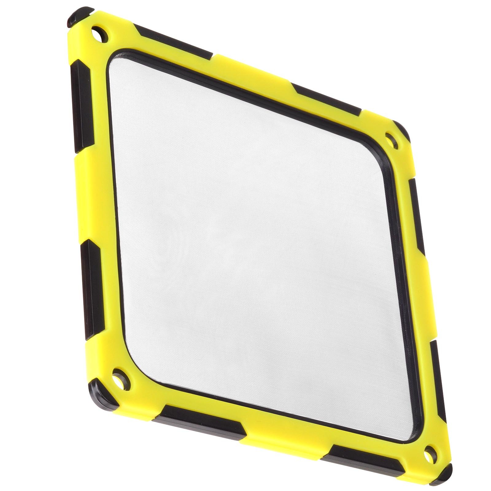 SilverStone SST-FF123BY - 120mm Ultra Fine Fan Dust Filter, up to 4dBA noise reduction, black yellow