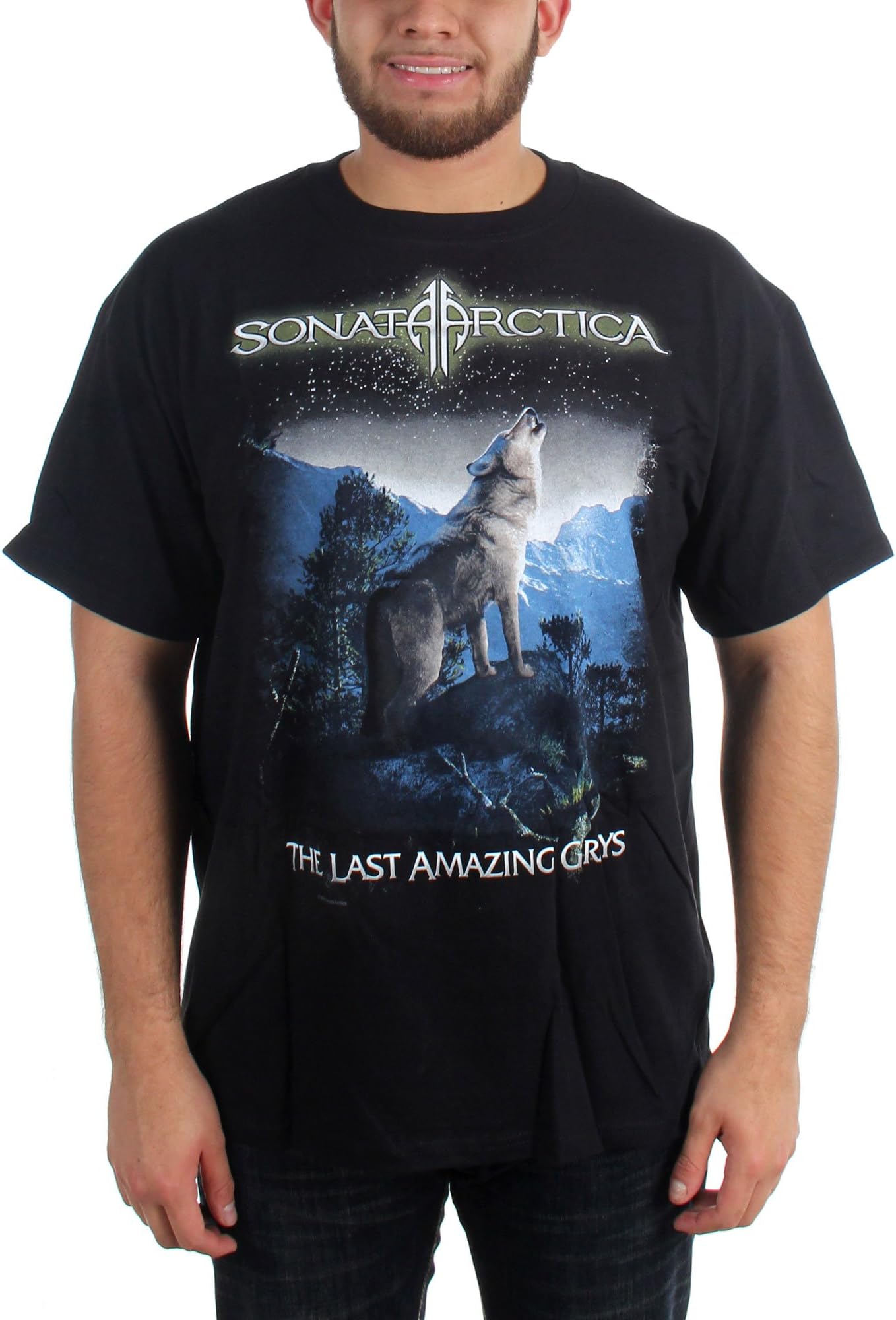 Sonata Arctica - Last Amazing Grays Adult T-Shirt In Black