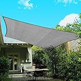 FLY HAWK Rectangle Sun Shades Outdoor, 6' x