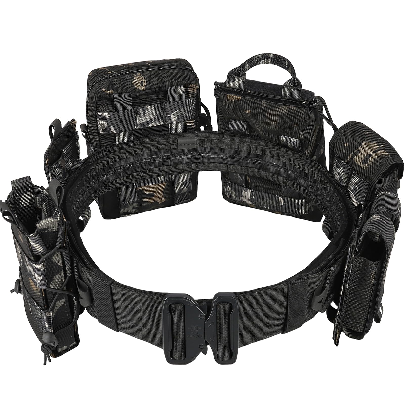 チェスト YAKEDA Molle Battle Belt with Pouches:Tactical Combat One Size
