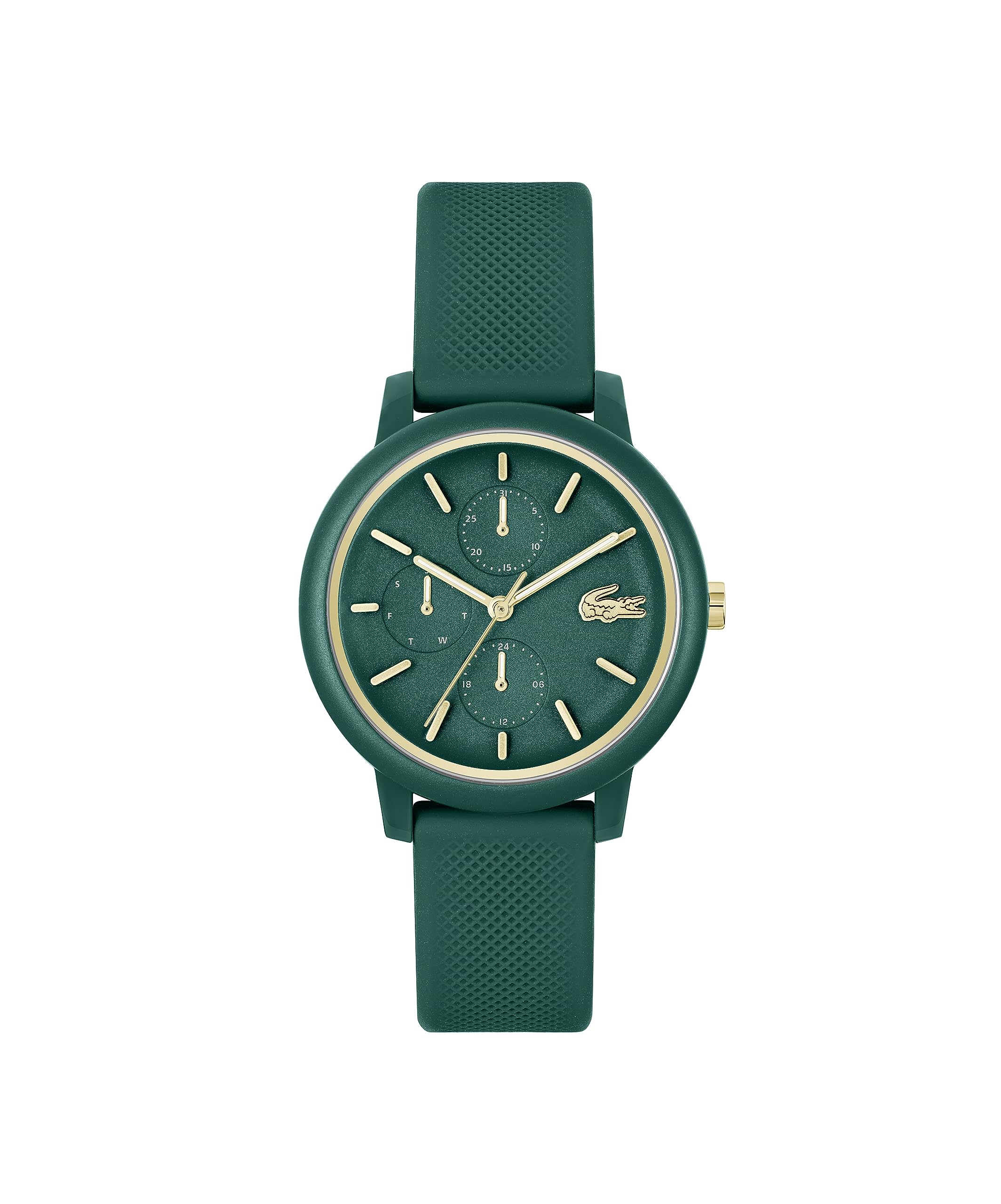 Lacoste Analogue Multifunction Quartz Watch for Women LACOSTE.12.12 Multi Collection with Silicone Bracelet