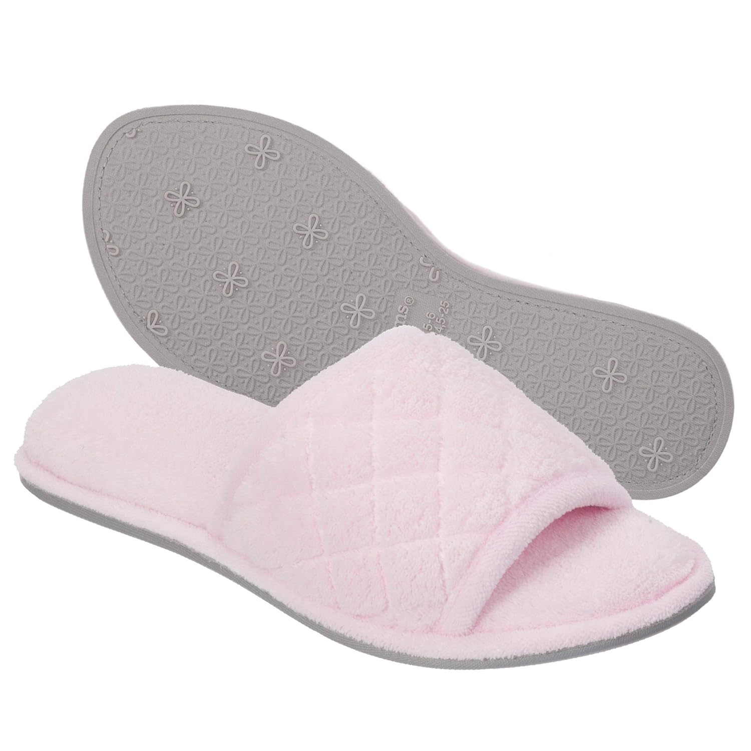Dearfoams Women's Microfiber Terry Slide Slipper Amazon.ae