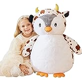 EARTHSOUND Giant Penguin Stuffed Animal Plush Toy,Large Jumbo 23" Big Size Soft Toys,Cute Huge Fluffy Plushy Oversized Fat Plushie,Gifts for Kid
