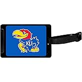 Siskiyou NCAA Kansas Jayhawks Luggage Tag Black, 3.25"