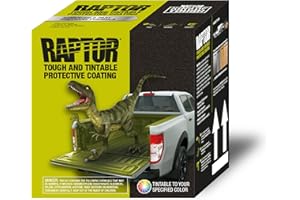 RAPTOR Tintable Urethane Spray-On Truck Bed Liner & Texture Coating, Protective Paint For Tailgates & Trucks, Vehicle Undercoating, 1 Gallon