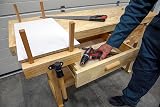 Sealey Woodworking Bench 4 Drawers Rubber Wood Tool Storage Vice AP1640 view 5