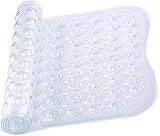 MOONLIGHT20015 Shower Bath Mat Non Slip Anti Mould PVC 70x38cm Clear
