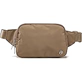 Pander Belt Bag Large 2L, Nylon Fanny Pack Purse for Women and Men with Adjustable Strap