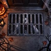 Dunzy Halloween 3D Illusion Doormat, Spooky Ghost Rug for Indoor Outdoor | 19.7 x 31.5 Inch, Non-Slip Scary Horror Welcome Door Mat for Front Door Entryway Porch Home Decor, Halloween Party Supplies
